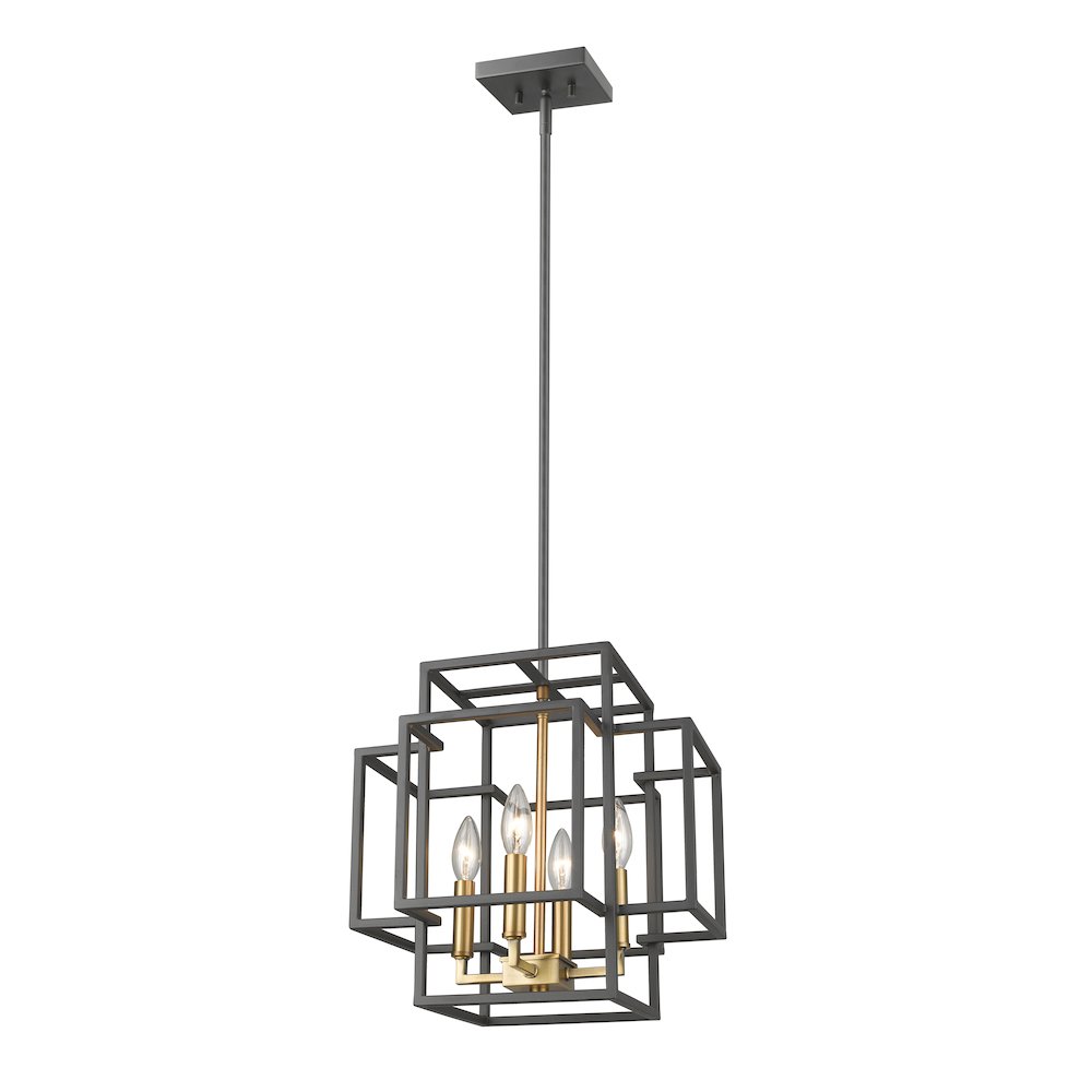 Z-Lite 4 Light Pendant. Picture 3