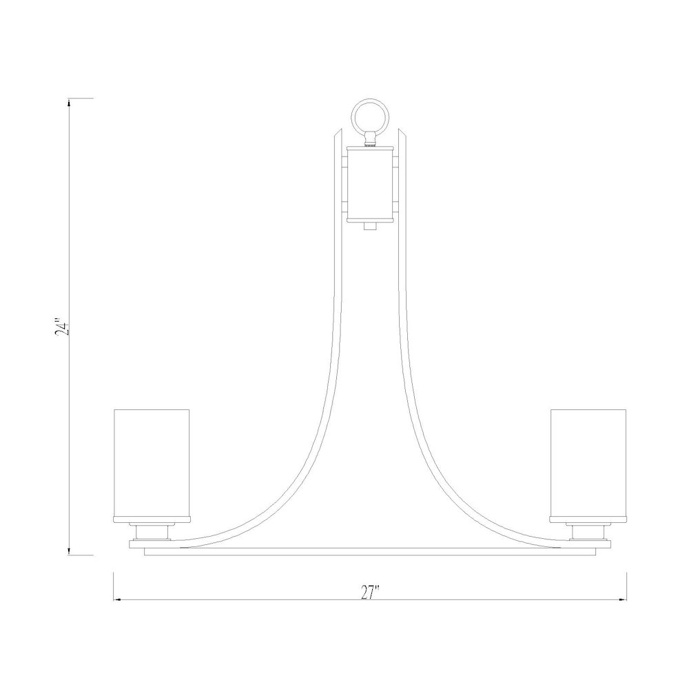 Z-Lite 5 Light Chandelier. Picture 8