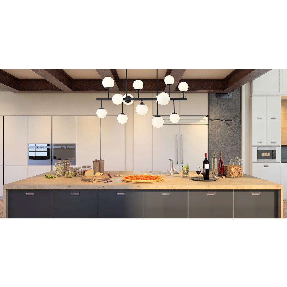 Z-Lite 13 Light Linear Chandelier. Picture 7