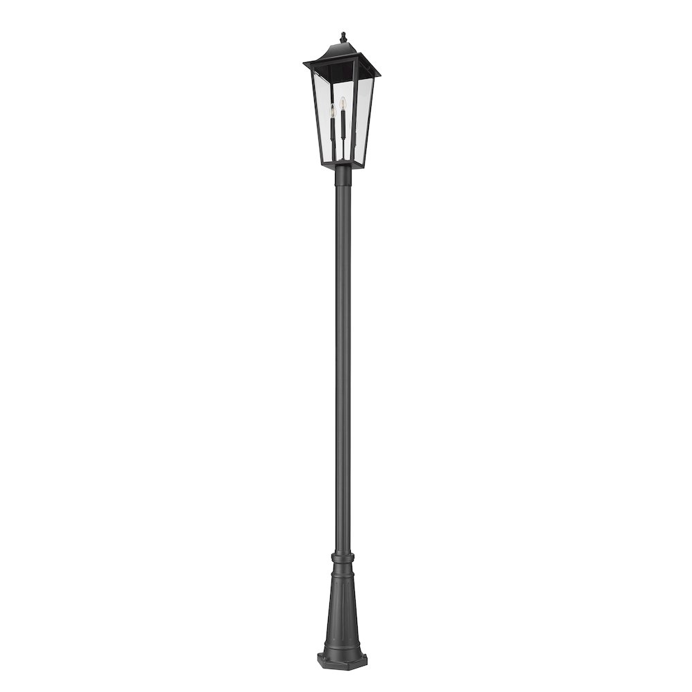 Z-Lite 3 Light Outdoor Post Mounted Fixture. Picture 5