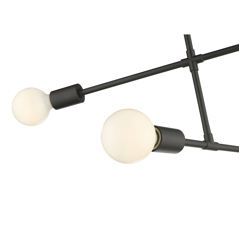 Z-Lite 3 Light Semi Flush Mount. Picture 4