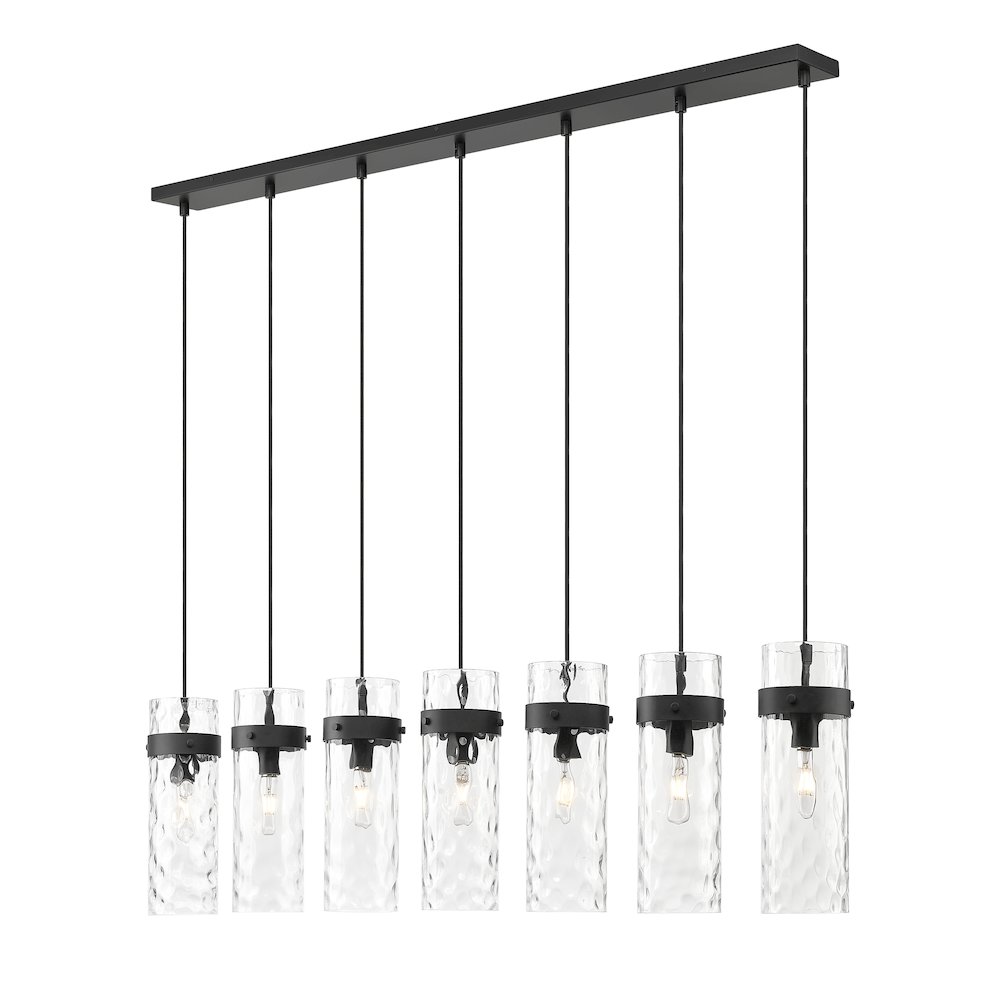Z-Lite 7 Light Linear Chandelier. Picture 1