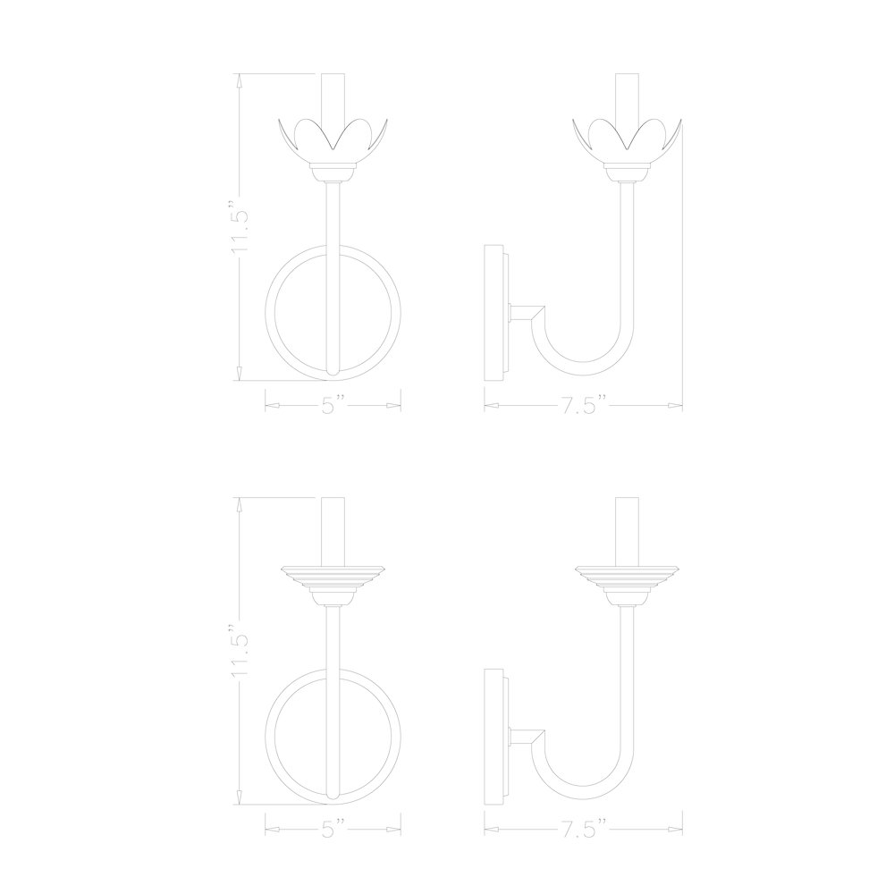 Z-Lite Allistair 1 Light Wall Sconce in Polished Nickel color, Steel frame. Picture 8