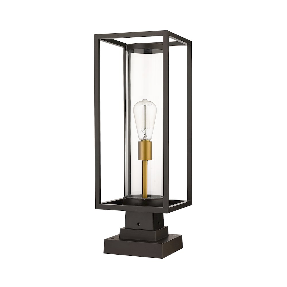 Z-Lite 1 Light Outdoor Pier Mounted Fixture. Picture 5