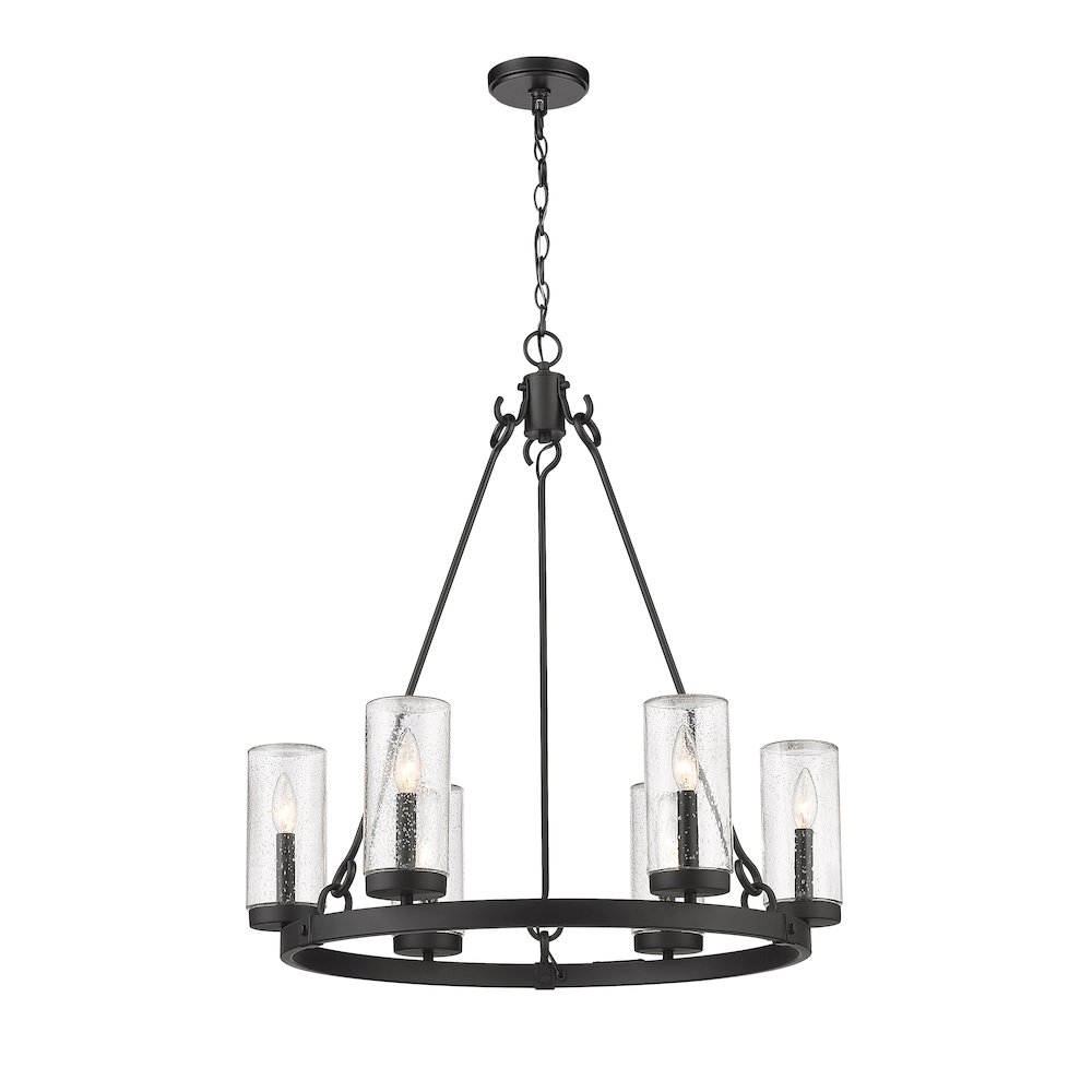 Z-Lite 6 Light Outdoor Chandelier. Picture 1