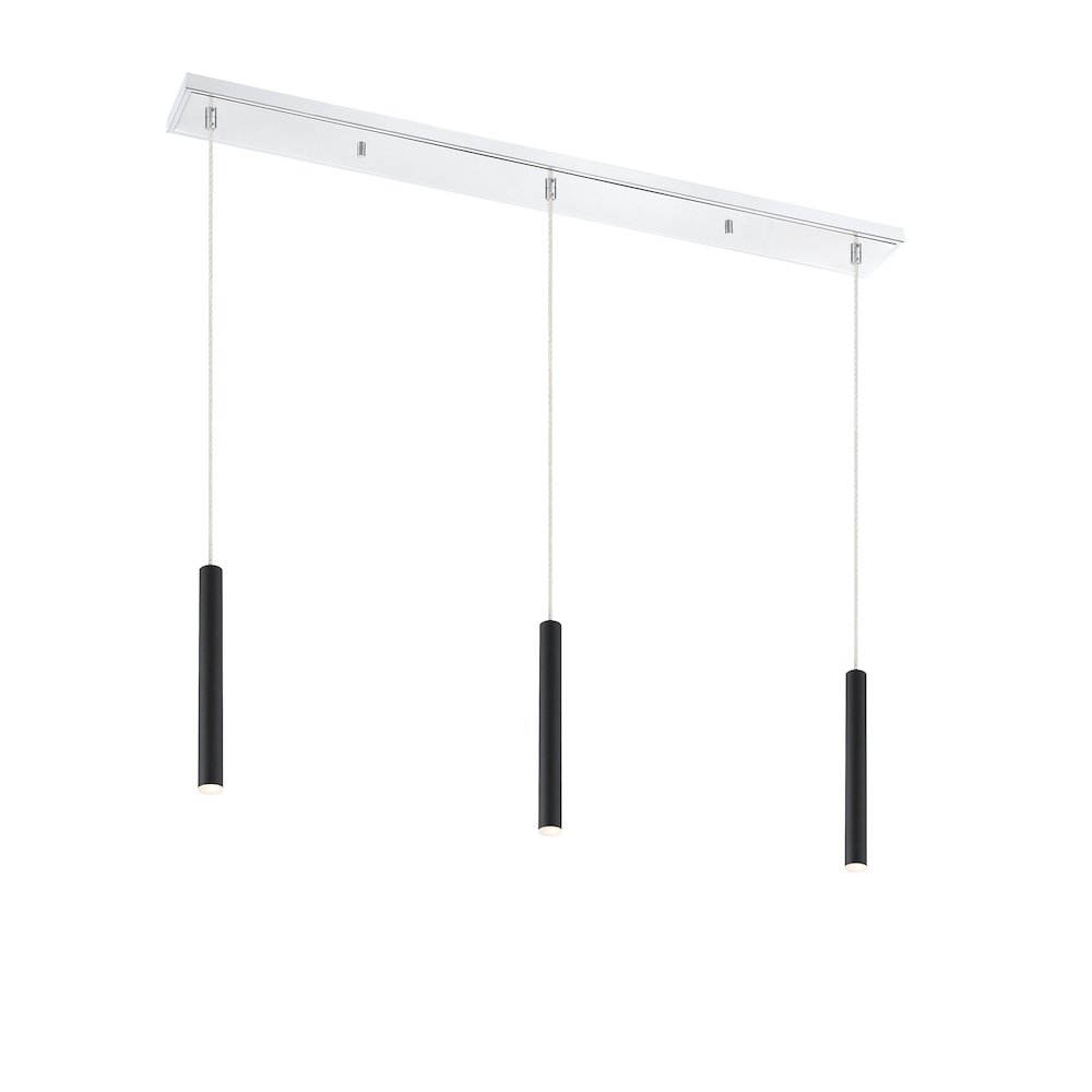 Z-Lite 3 Light Linear Chandelier. Picture 1