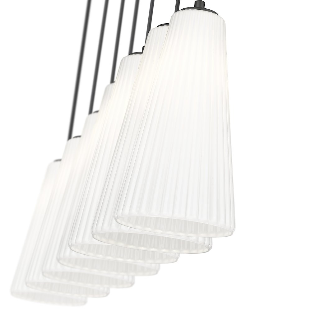 Z-Lite 7 Light Linear Chandelier. Picture 4