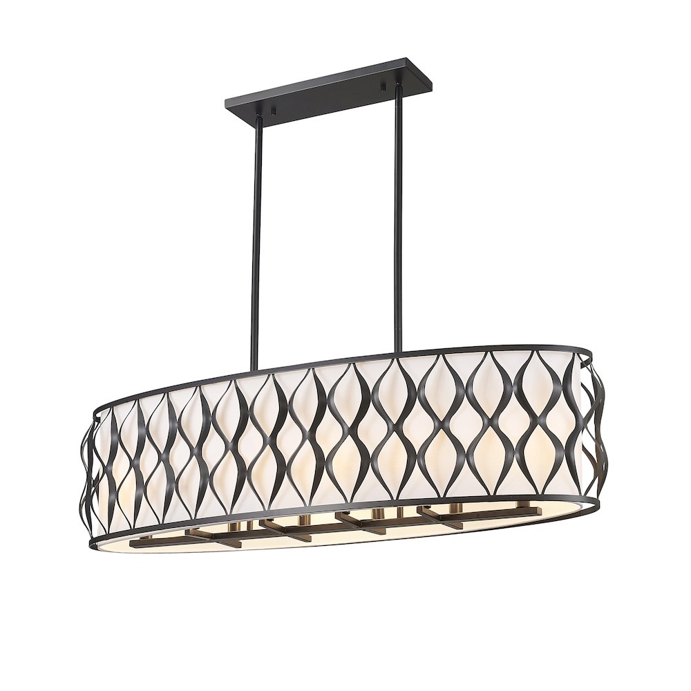 Z-Lite 10 Light Linear Chandelier. Picture 2