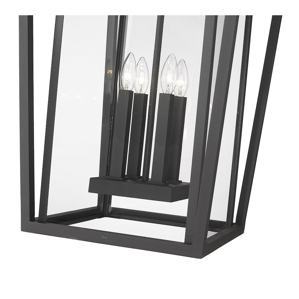 Z-Lite 4 Light Outdoor Chain Mount Ceiling Fixture. Picture 4