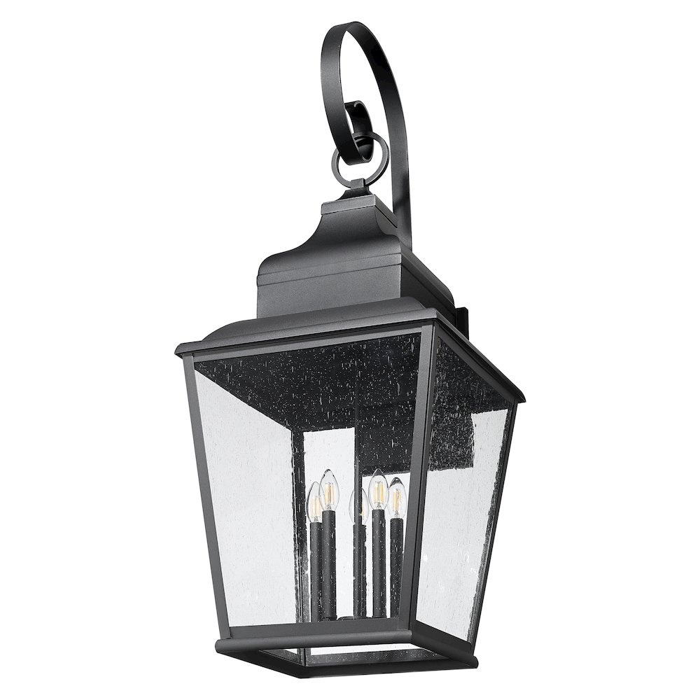 Z-Lite 5 Light Outdoor Wall Light, Sand Black. Picture 7