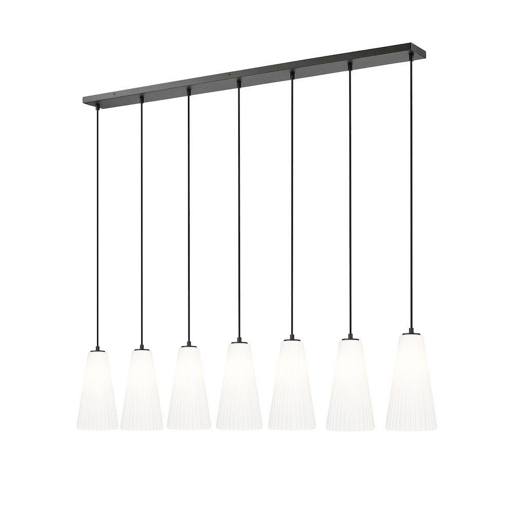 Z-Lite 7 Light Linear Chandelier. Picture 1