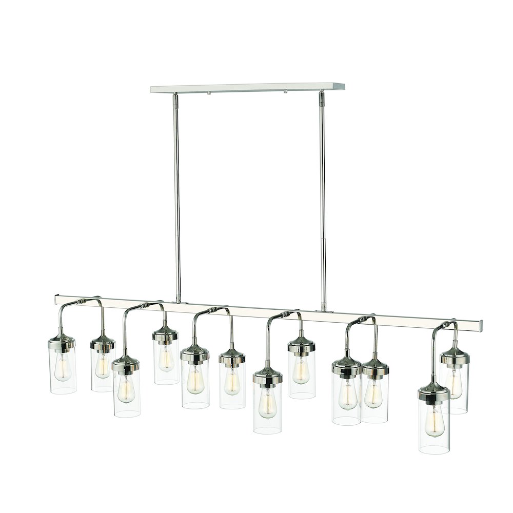 Z-Lite 12 Light Linear Chandelier. Picture 4