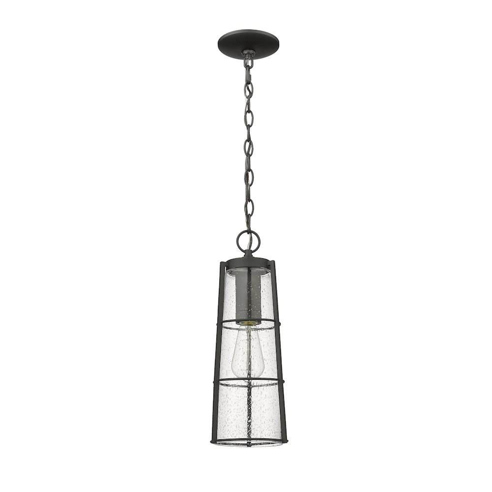 Z-Lite 1 Light Outdoor Chain Mount Ceiling Fixture. Picture 5