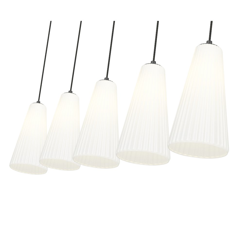 Z-Lite 5 Light Linear Chandelier. Picture 4