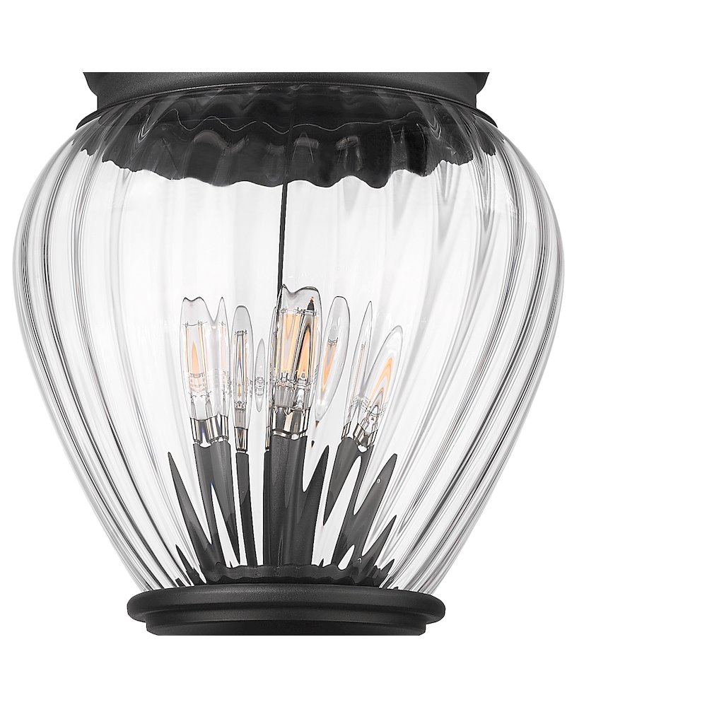 Z-Lite 4 Light Outdoor Post Mounted Fixture. Picture 4