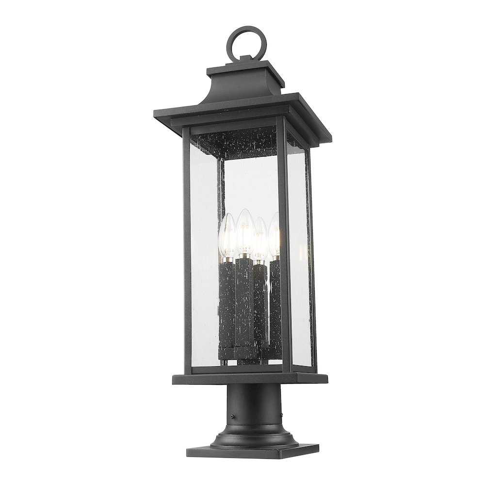 Z-Lite 4 Light Outdoor Pier Mounted Fixture. Picture 2