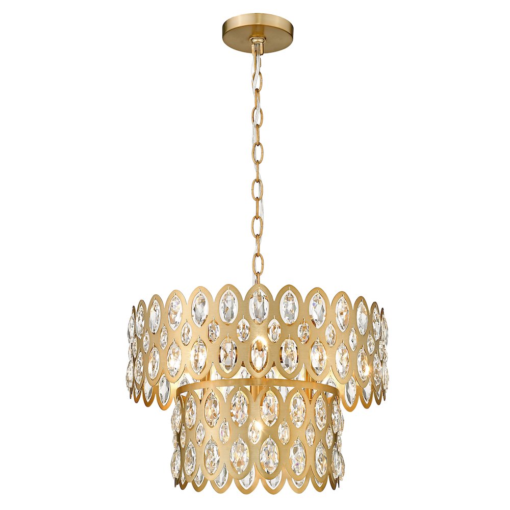 Z-Lite 5 Light Pendant. Picture 3