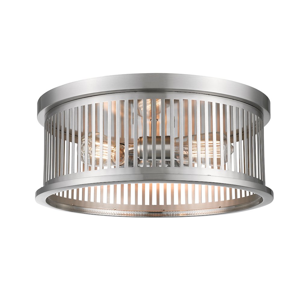 Z-Lite 3 Light Flush Mount. Picture 2