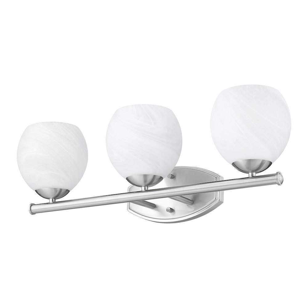 Z-Lite 3 Light Vanity, Brushed Nickel. Picture 7