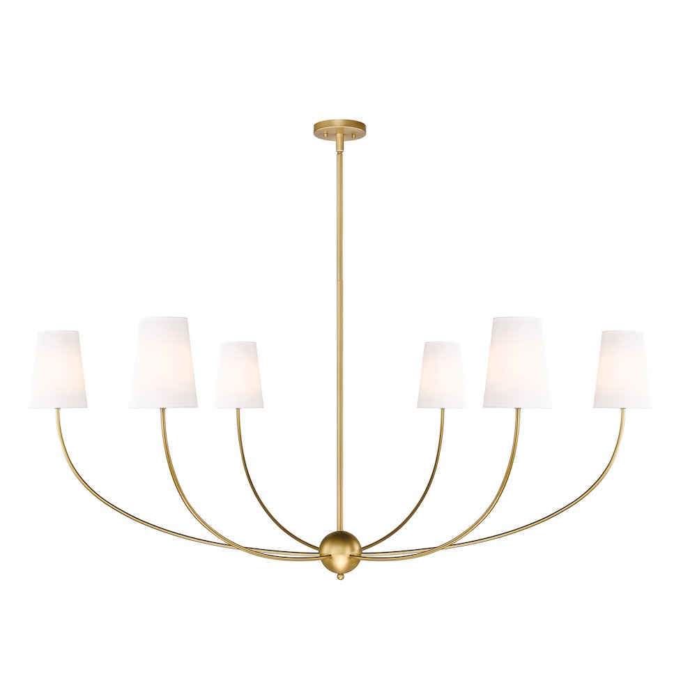 Z-Lite 6 Light Chandelier. Picture 1