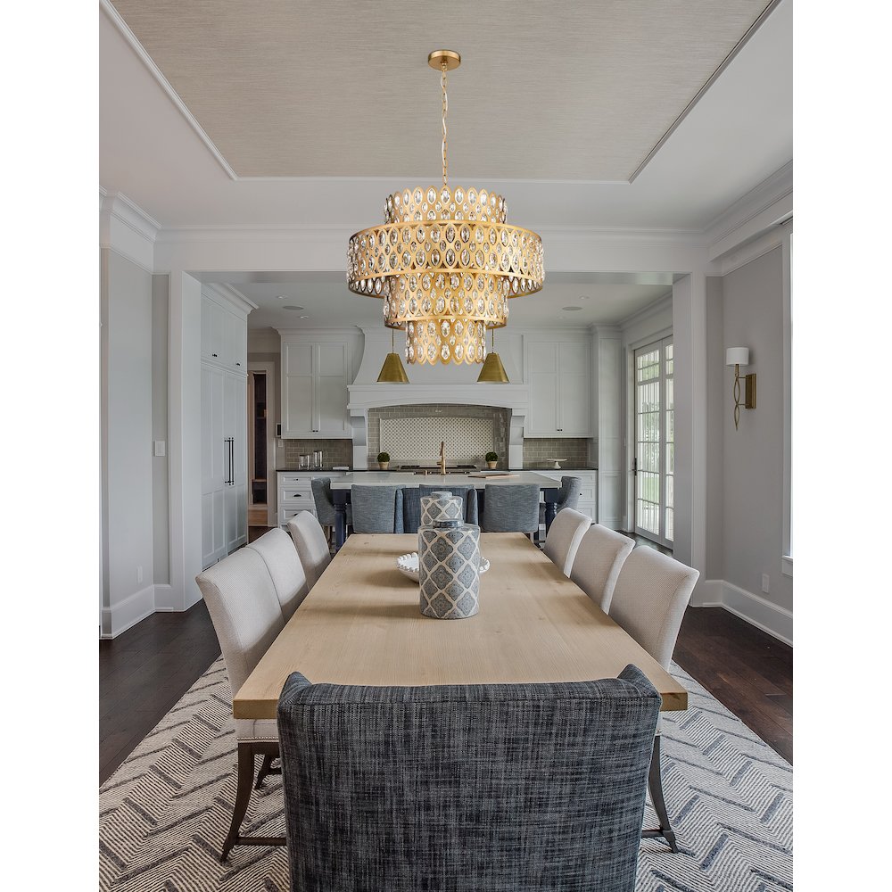Z-Lite 13 Light Chandelier. Picture 7