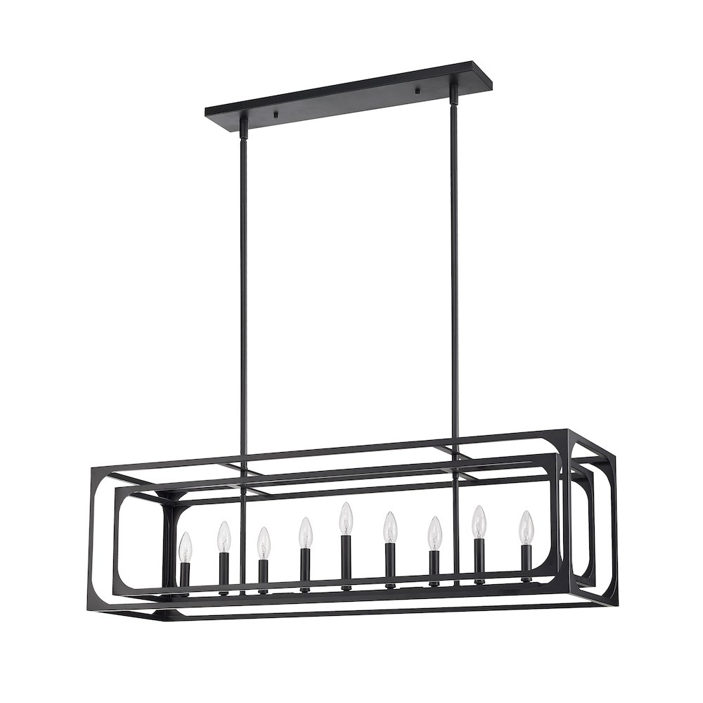 Z-Lite 9 Light Linear Chandelier. Picture 5