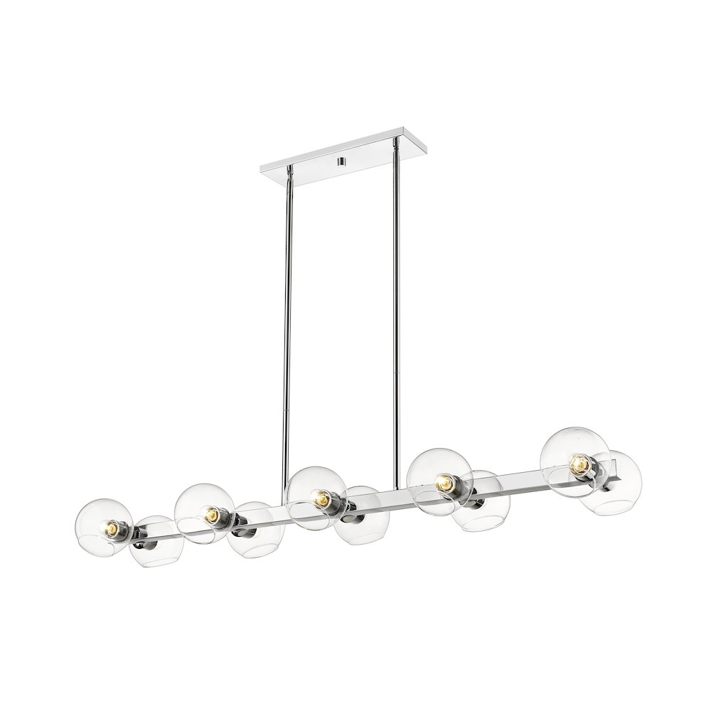 Z-Lite 10 Light Linear Chandelier. Picture 3