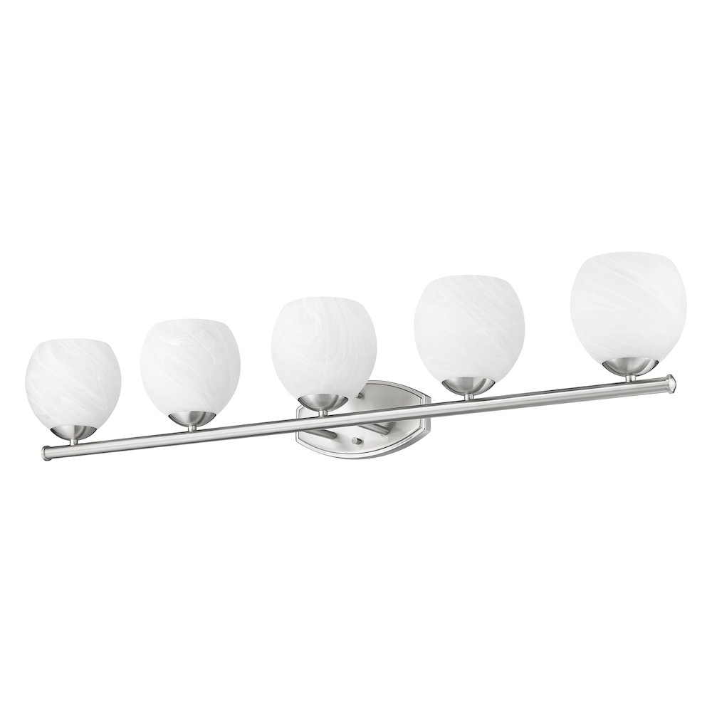 Z-Lite 5 Light Vanity, Brushed Nickel. Picture 7