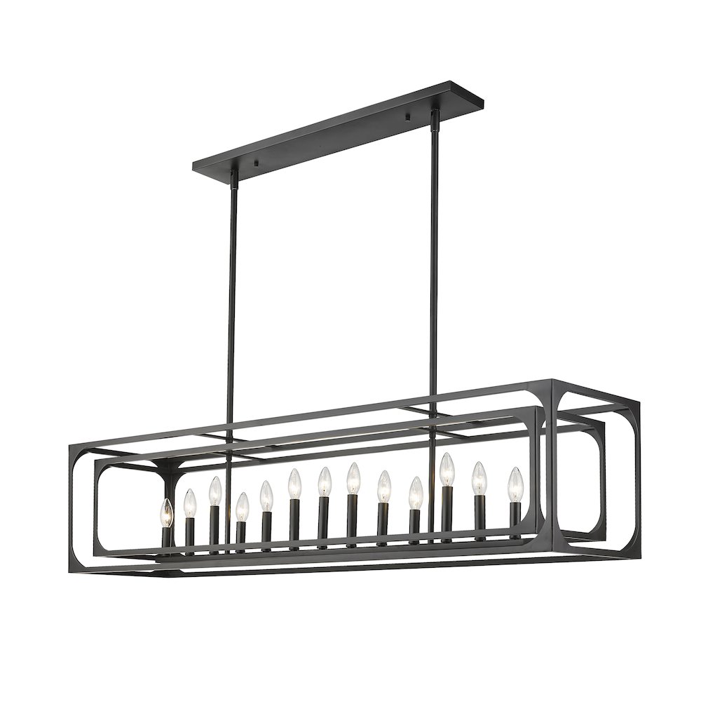 Z-Lite 13 Light Linear Chandelier. Picture 3