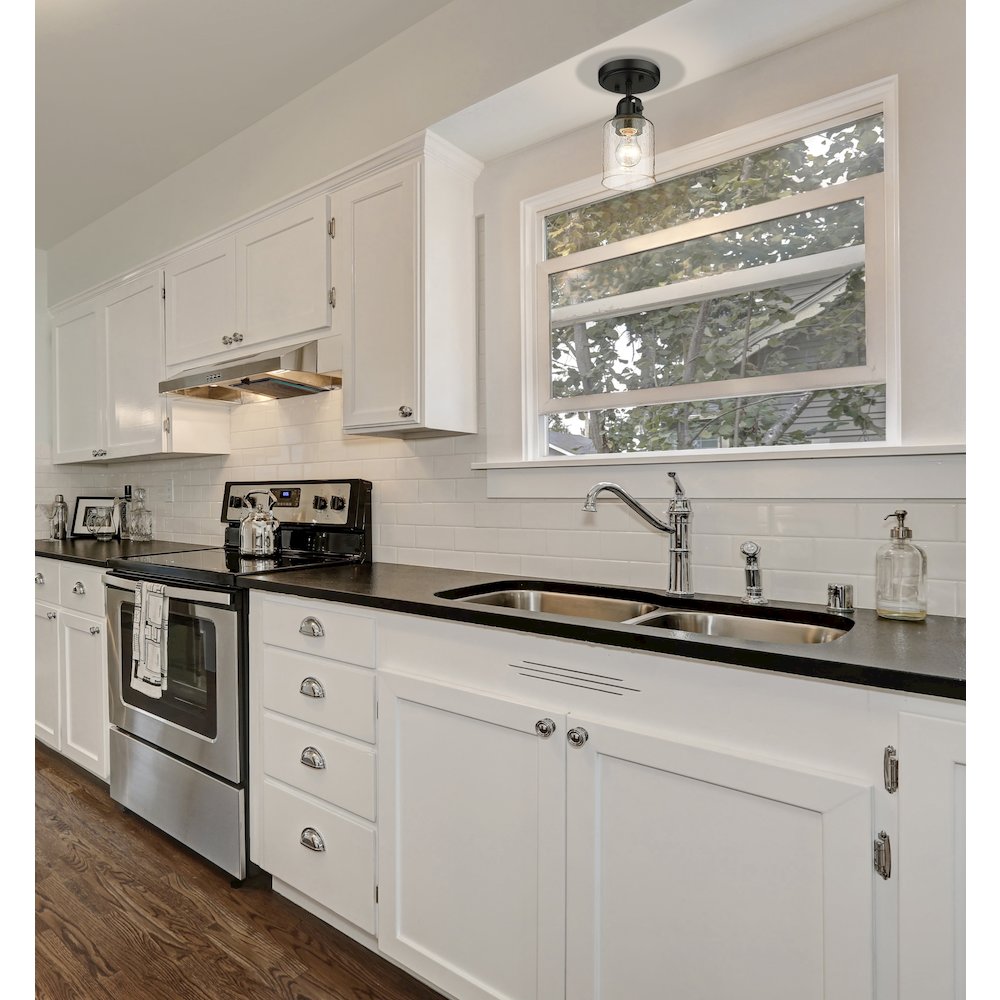 Z-Lite 1 Light Flush Mount. Picture 6