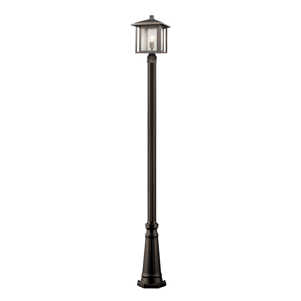 Z-Lite 1 Light Outdoor Post Mounted Fixture. Picture 1