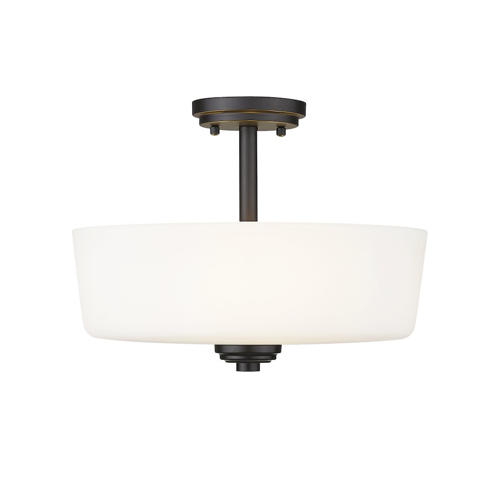 Z-Lite 3 Light Semi Flush Mount. Picture 2