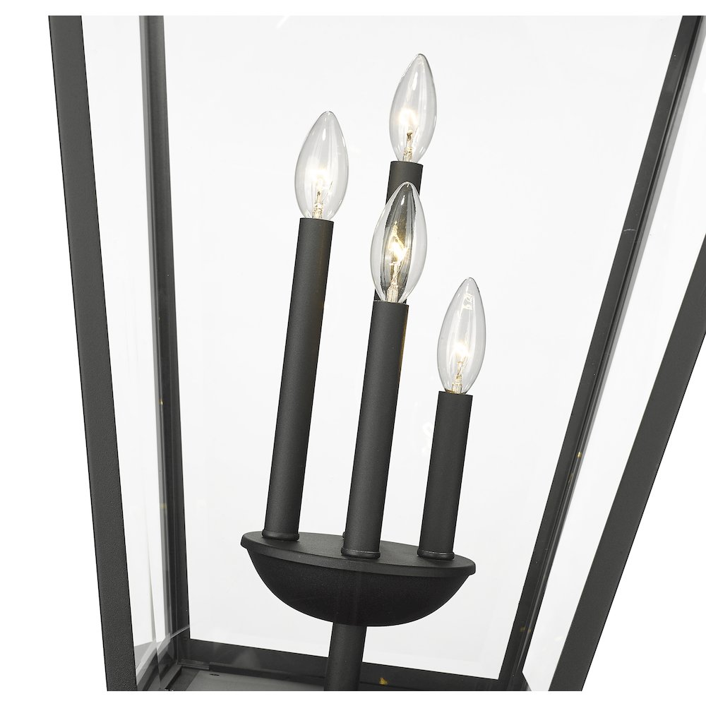 Z-Lite 4 Light Outdoor Pier Mounted Fixture. Picture 4