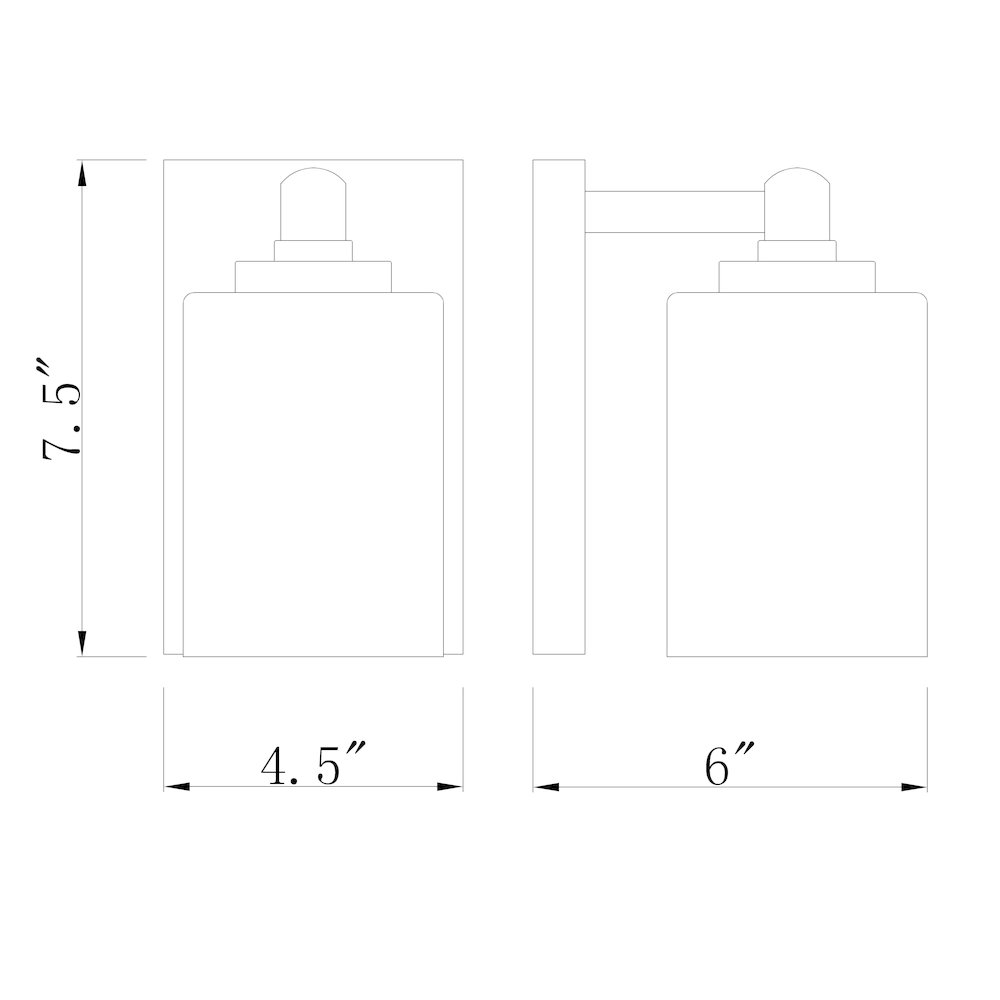 Z-Lite 1 Light Wall Sconce. Picture 6