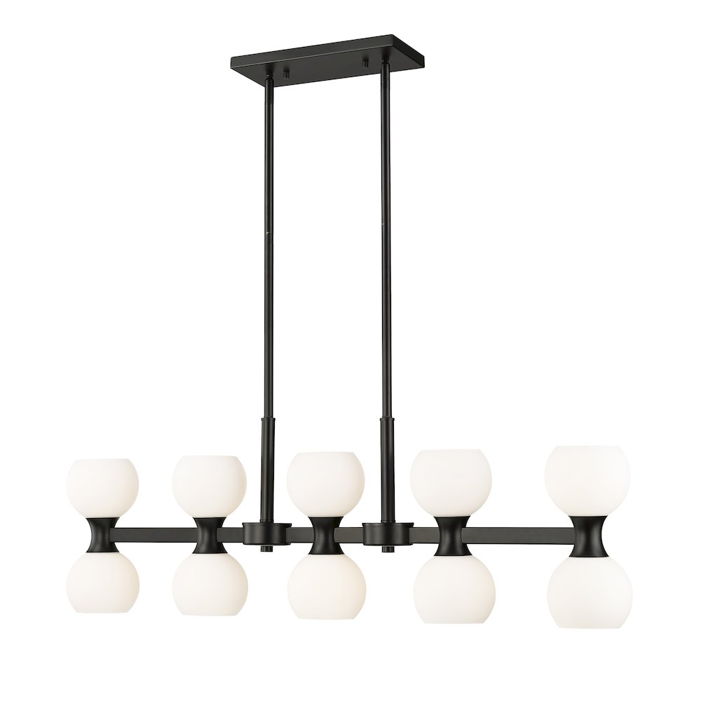 Z-Lite 10 Light Linear Chandelier. Picture 1