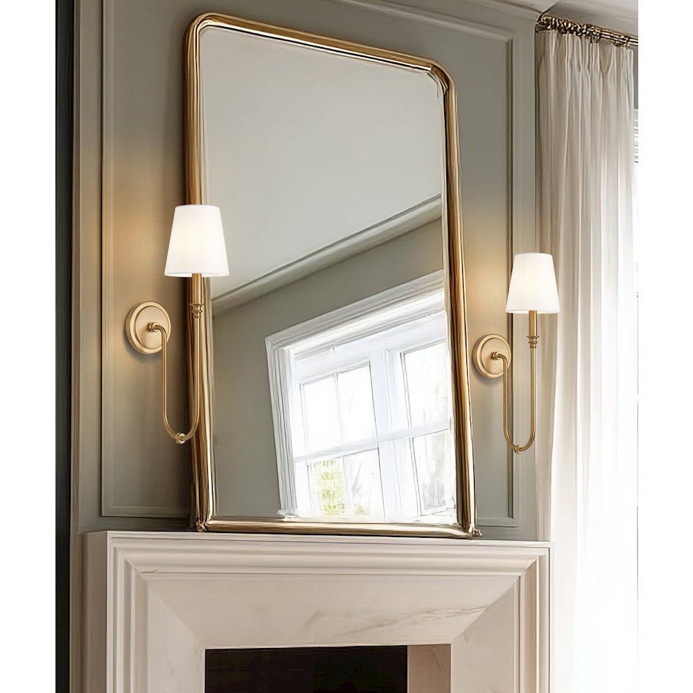 Z-Lite 1 Light Wall Sconce, Rubbed Brass. Picture 5