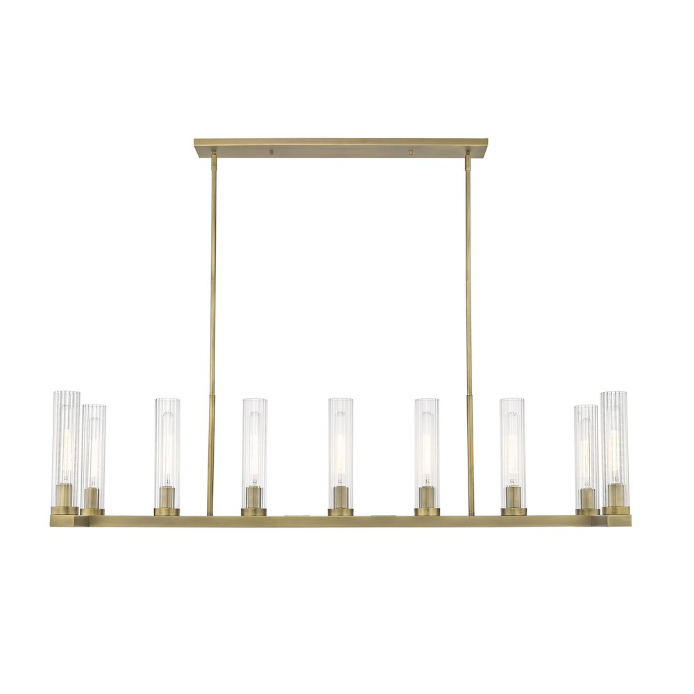 Z-Lite 9 Light Linear Chandelier. Picture 2