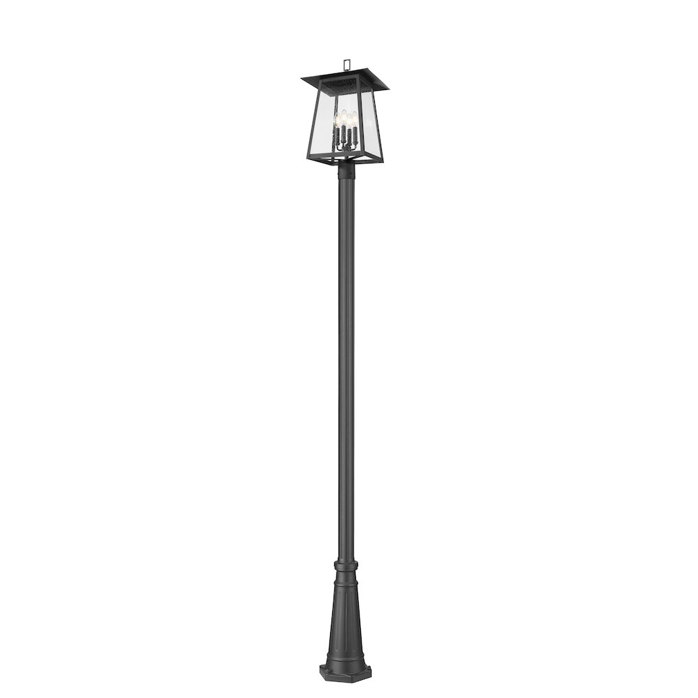 Z-Lite 4 Light Outdoor Post Mounted Fixture. Picture 2