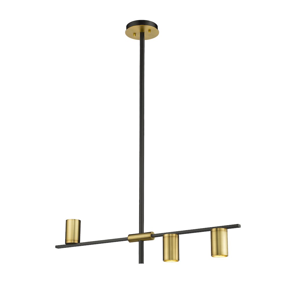 Z-Lite 3 Light Linear Chandelier. Picture 3