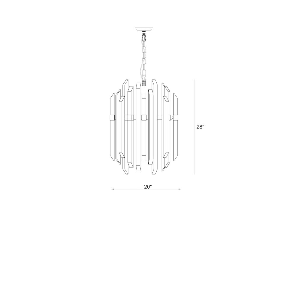 Z-Lite 9 Light Chandelier. Picture 8