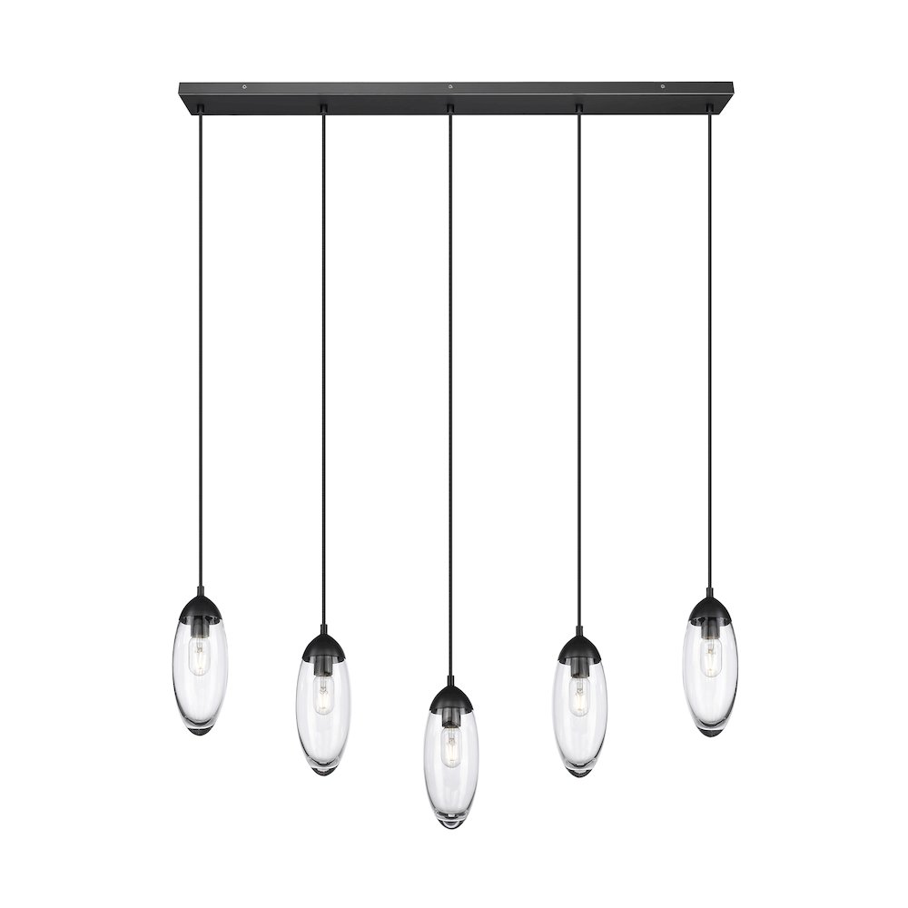 Z-Lite 5 Light Linear Chandelier. Picture 2