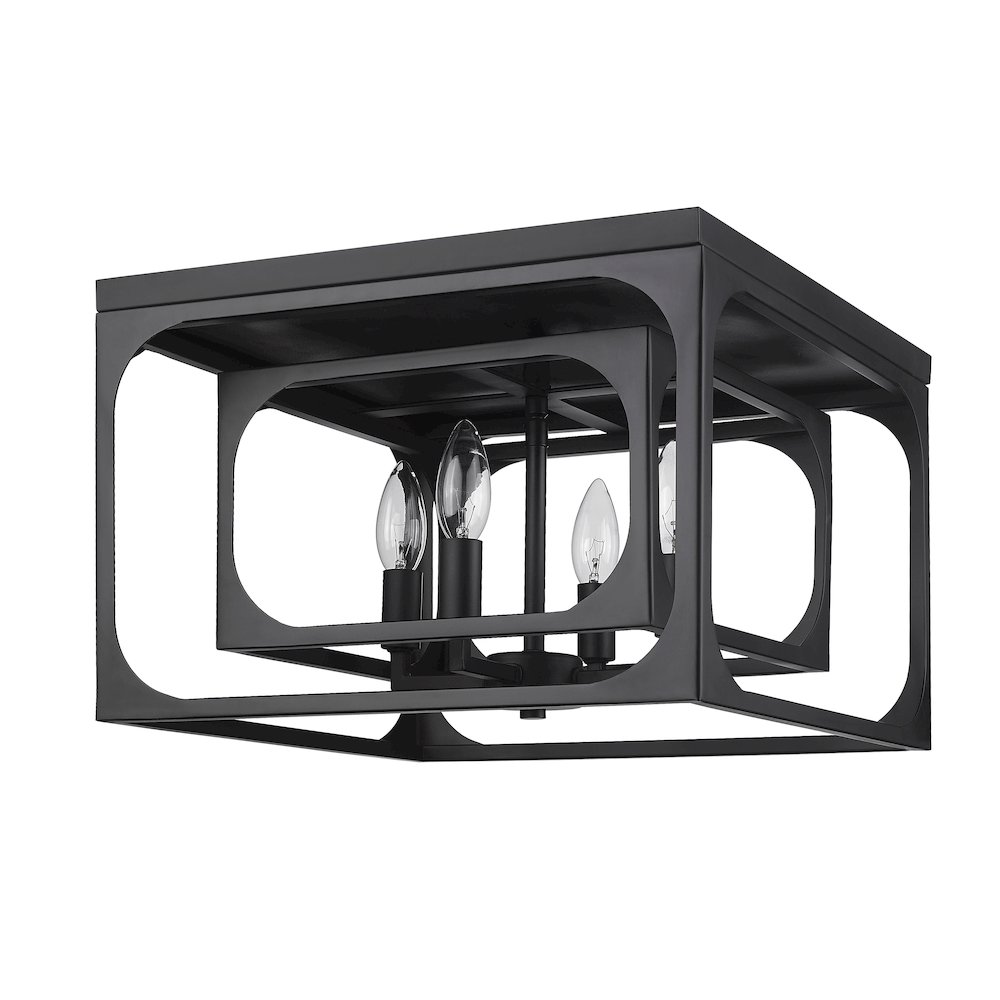 Z-Lite 4 Light Flush Mount. Picture 5