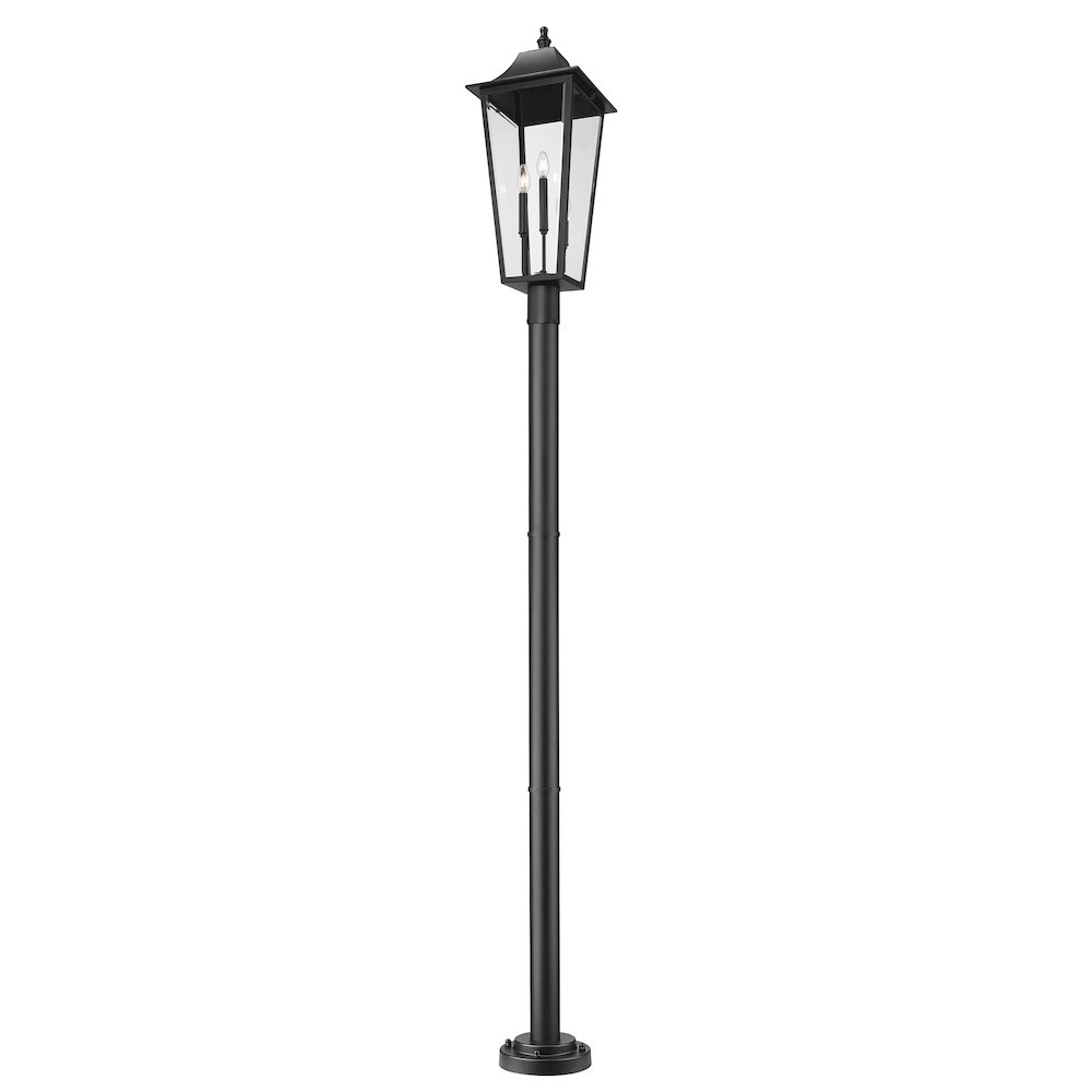 Z-Lite 3 Light Outdoor Post Mount Fixture. Picture 2