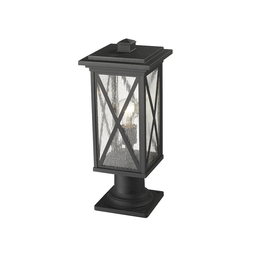 Z-Lite 1 Light Outdoor Pier Mounted Fixture. Picture 3
