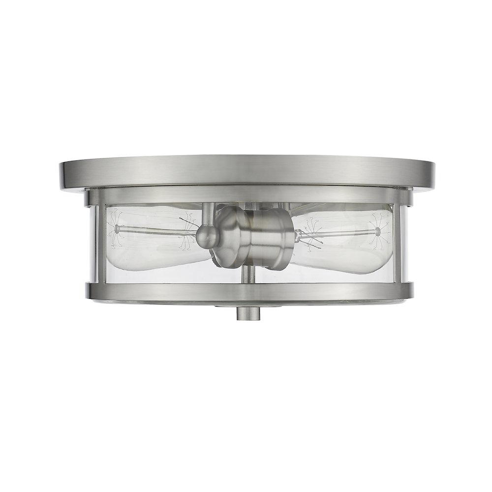 Z-Lite 2 Light Flush Mount. Picture 4
