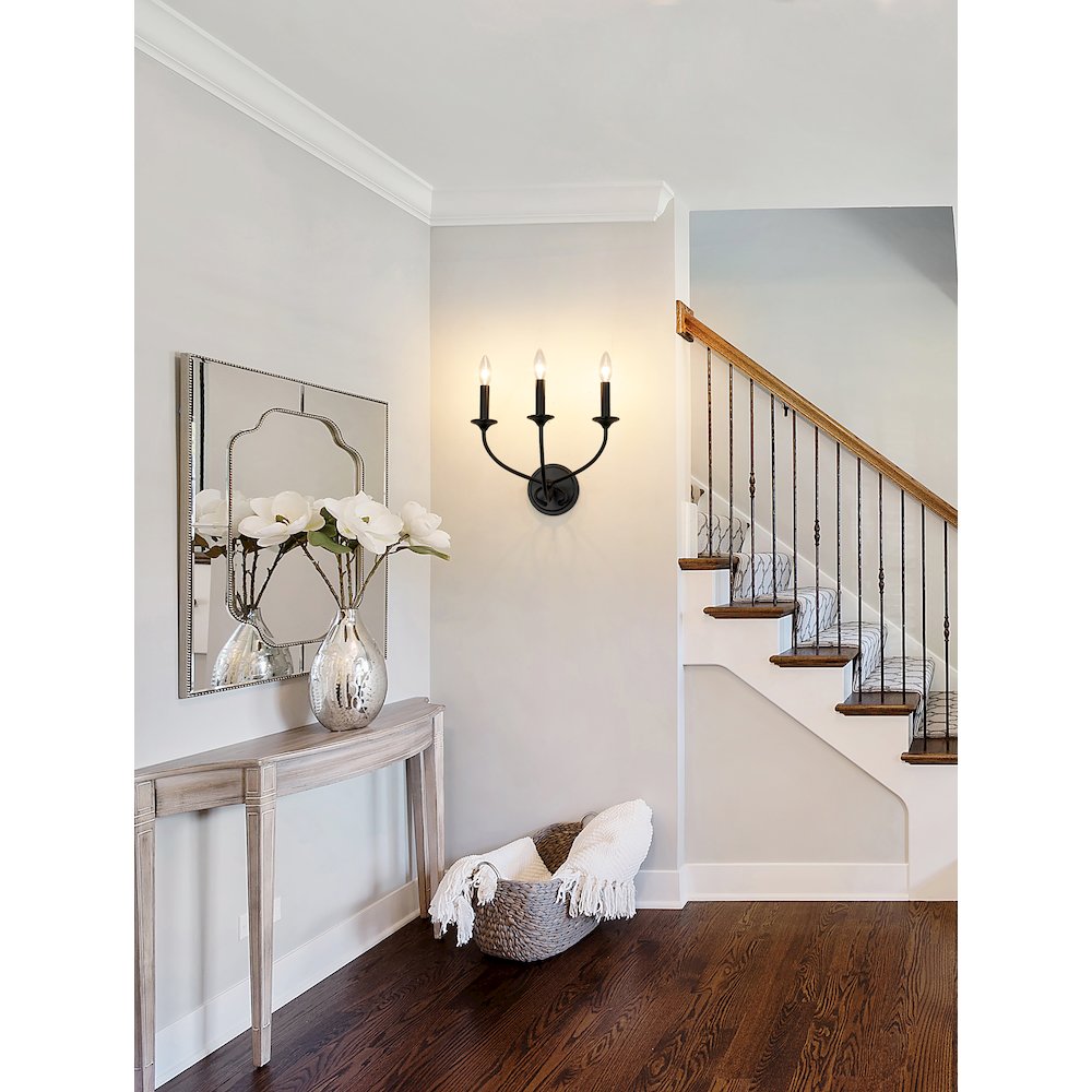Z-Lite 3 Light Wall Sconce. Picture 6