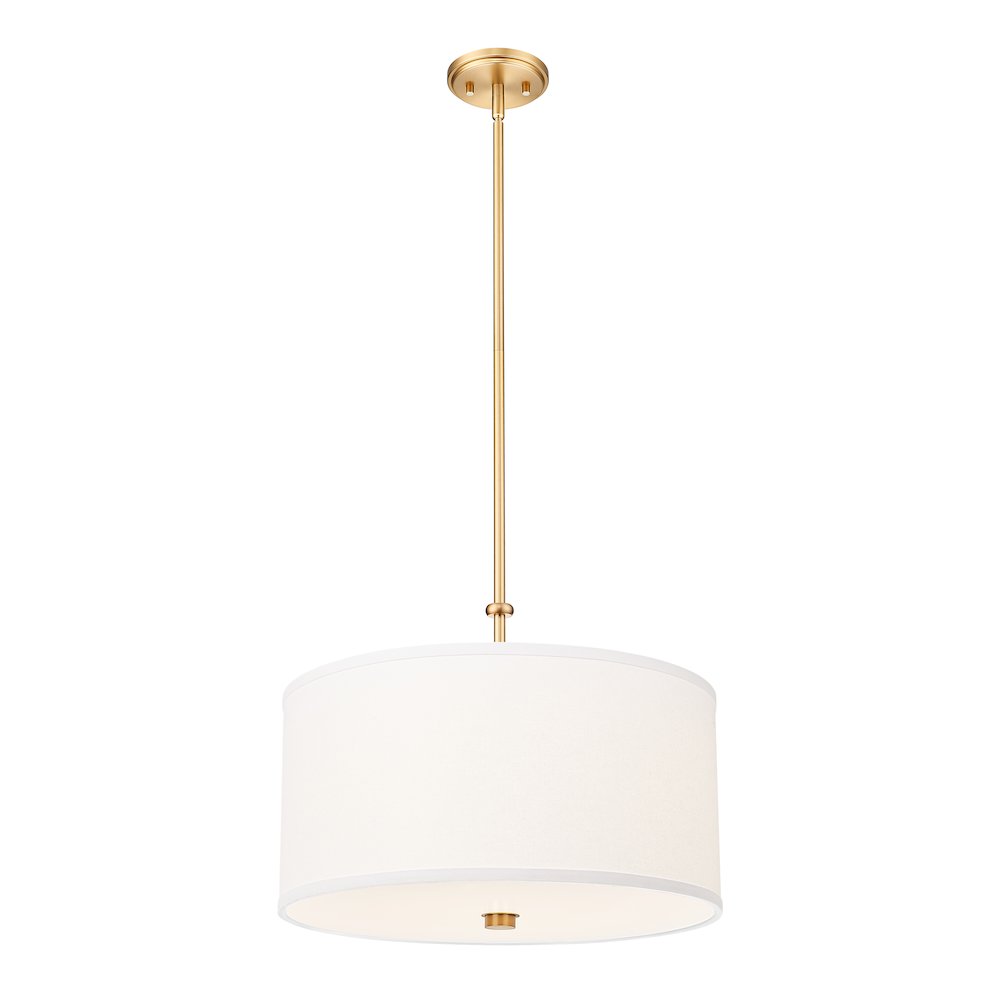 Z-Lite 1 Light Pendant, Modern Gold. Picture 1