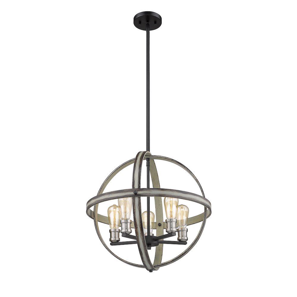 Z-Lite 5 Light Chandelier. Picture 2