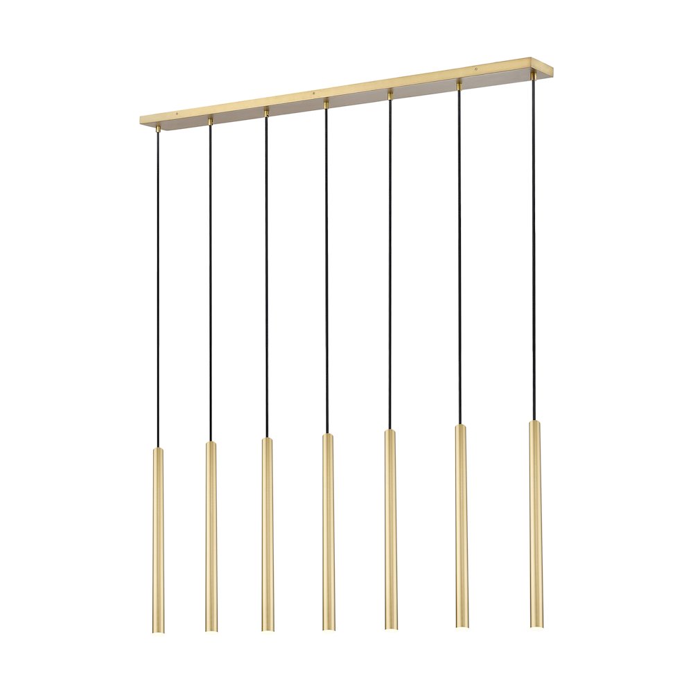 Z-Lite 7 Light Linear Chandelier. Picture 3