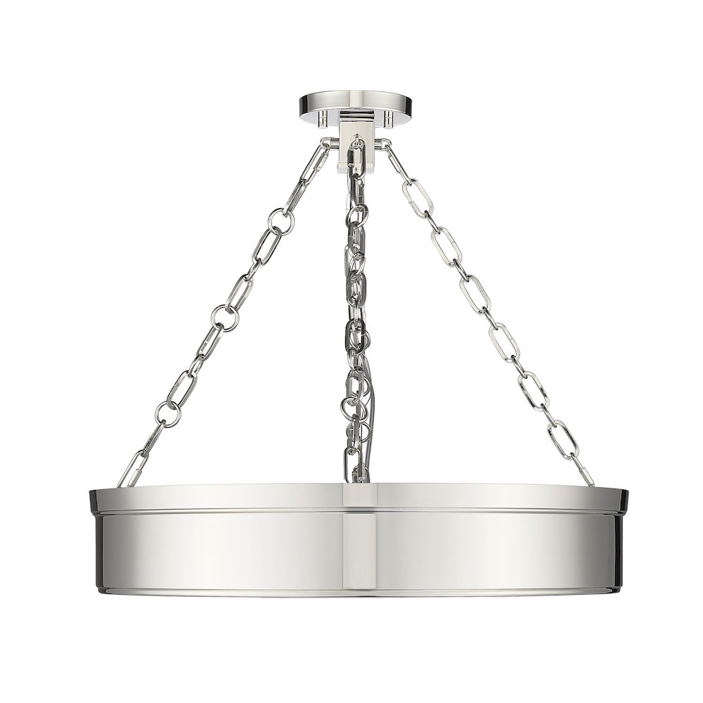 Z-Lite 3 Light Semi Flush Mount. Picture 2
